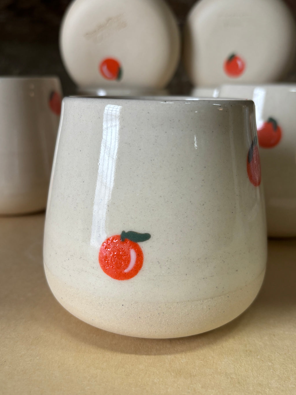 12 oz. Orange Tumbler - Seconds