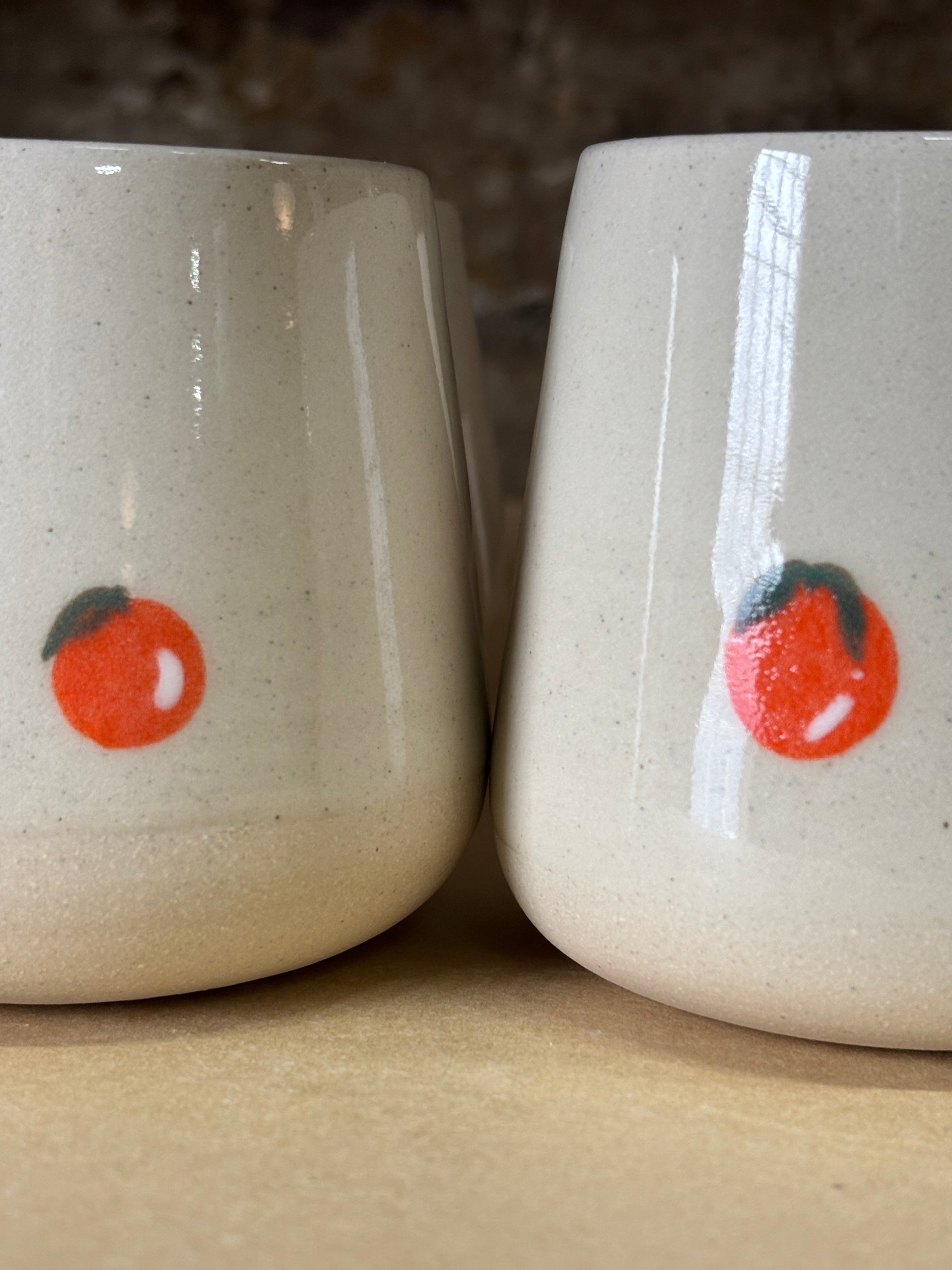 12 oz. Orange Tumbler - Seconds