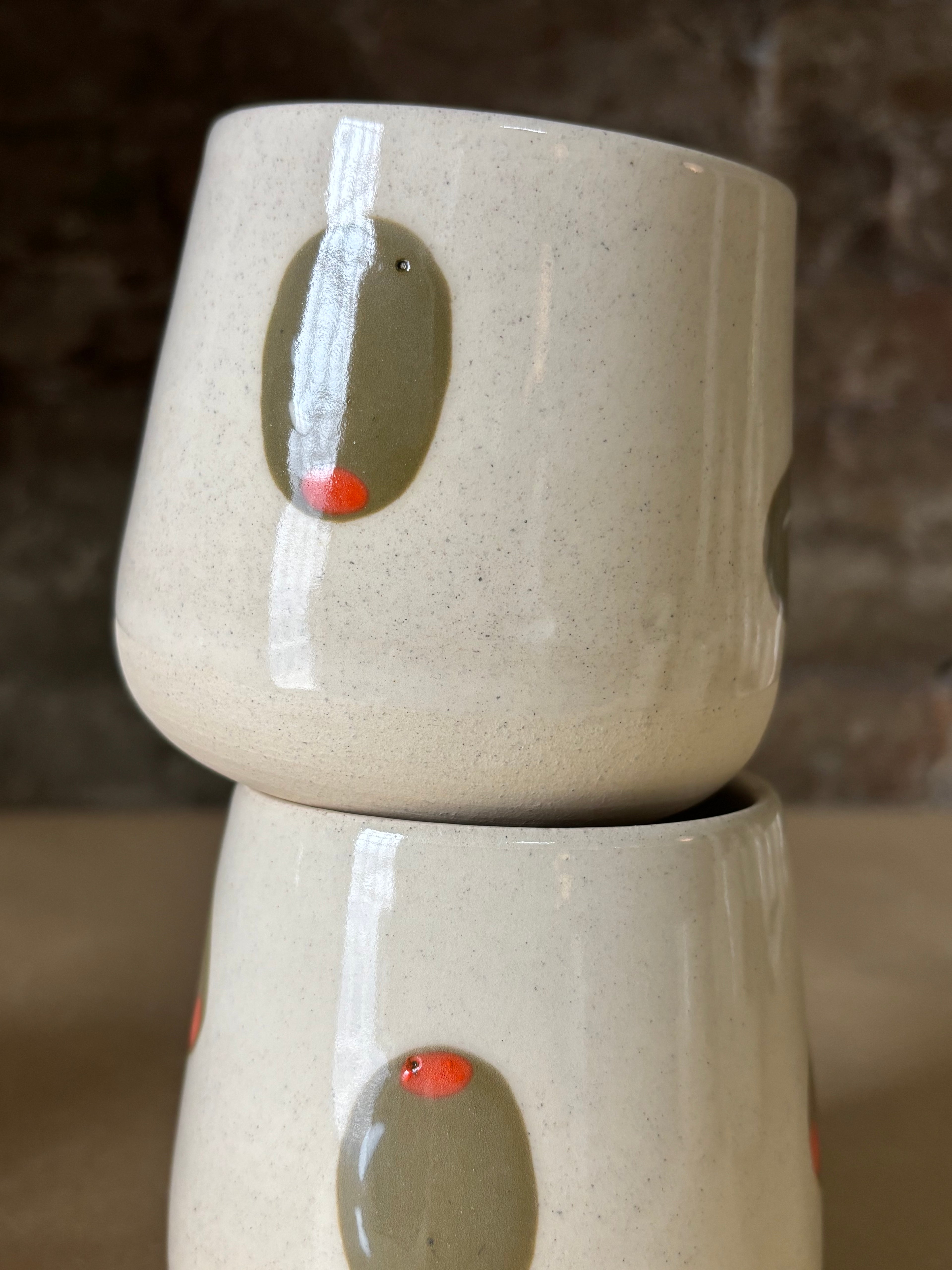 12 oz. Olive Tumbler - Seconds